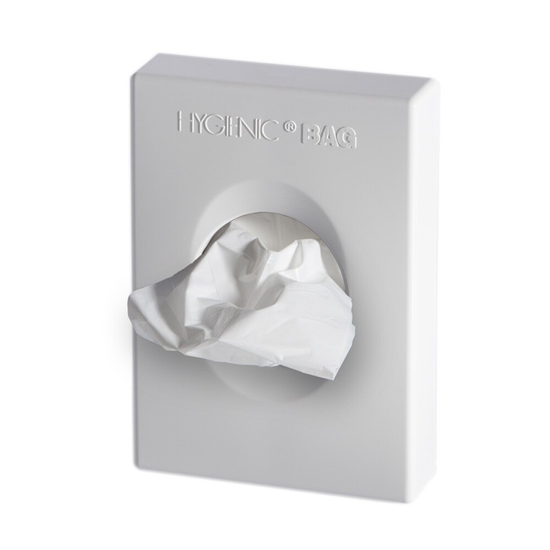 Hygienic bag dispenser made of ABS, white Hygienic bag dispenser made of ABS, white
