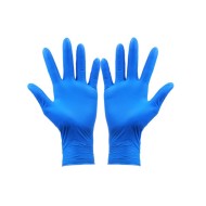 Μπλε νιτριλίου γάντια, S, M, L, XL, 100 τεμάχια Μπλε νιτριλίου γάντια, S, M, L, XL, 100 τεμάχια