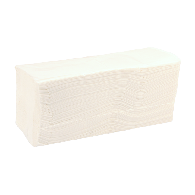 Folded V-shaped towel, embossed, 2-ply, white, 20 packs Folded V-shaped towel, embossed, 2-ply, white, 20 packs