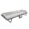 Folding bed with mattress 80x185x10cm Folding bed with mattress 80x185x10cm