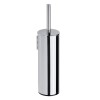Toilet Brush with Holder, Chrome Finish