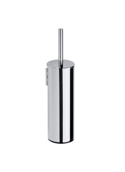 Toilet Brush with Holder, Chrome Finish