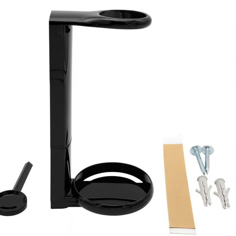 Black dispenser holder for 300ml, Ivory