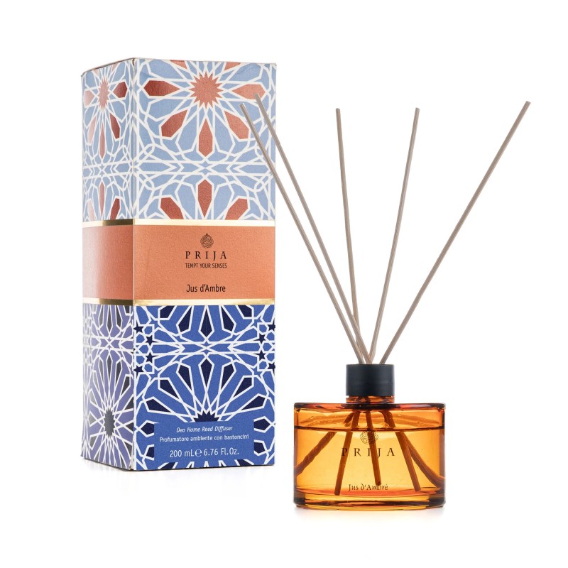 Prija Jus d’Ambre Home Aroma Diffuser with Sticks, 200 ml Prija Jus d’Ambre Home Aroma Diffuser with Sticks, 200 ml