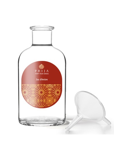 3-litre glass container with funnel for the Jus d’Ambre home aroma diffuser, individually packaged, Prija 3-litre glass container with funnel for the Jus d’Ambre home aroma diffuser, individually packaged, Prija