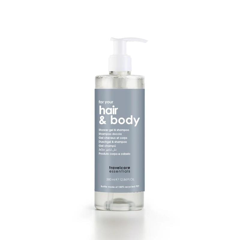 Σαμπουάν και αφρόλουτρο 380 ml, Travel Care Essentials