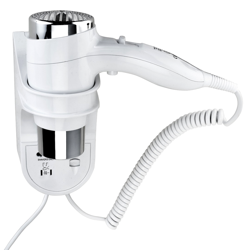 Bemeta Hair Dryer, 1600W, shaver, chrome finish